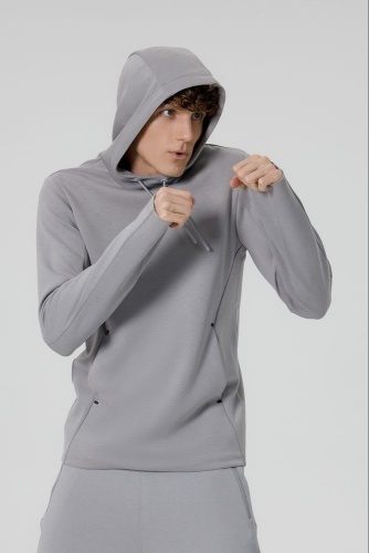 Худи унисекс Begi, серое фото 5 Худи унисекс Begi, серое фото 5