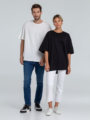 Футболка оверсайз «Чистая соль», черная фото 10