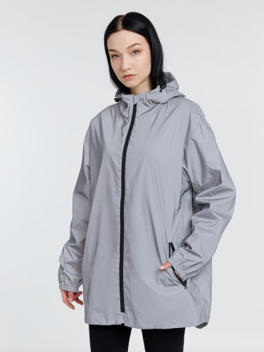 Парка Manifest из светоотражающей ткани, серая фото 5 Парка Manifest из светоотражающей ткани, серая фото 5