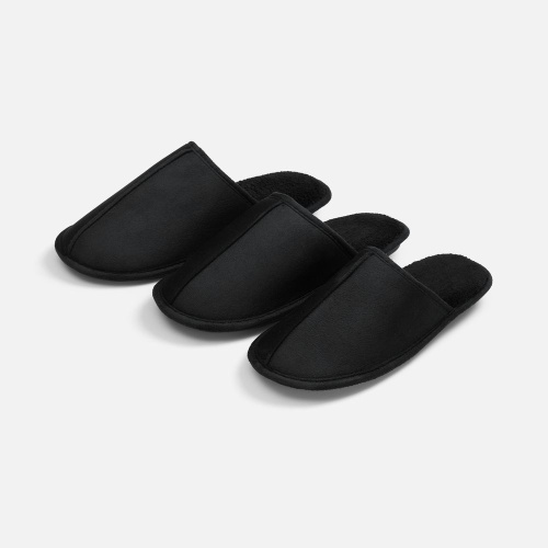 Тапочки домашние Norridge, черные фото 3 Тапочки домашние Norridge, черные фото 3