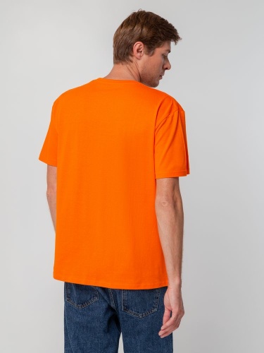 Футболка унисекс T-bolka 140, оранжевая фото 7