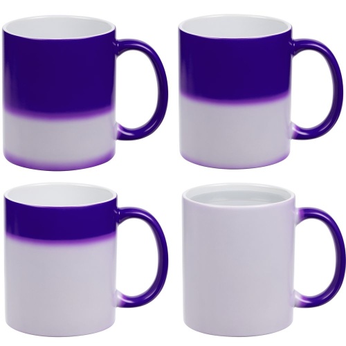 Кружка «Хамелеон», глянцевая, синяя фото 4