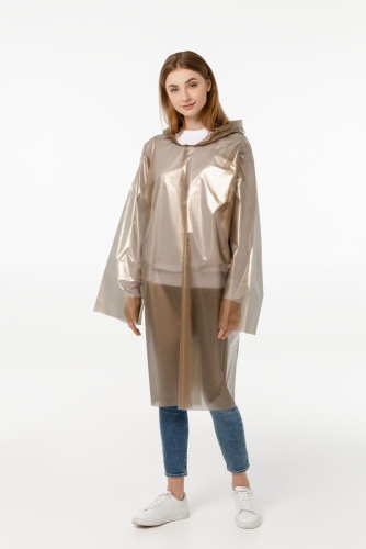 Дождевик-плащ CloudTime, золотистый фото 7