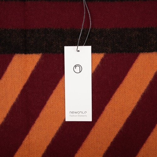 Палантин Charming, коричневый с оранжевым фото 11 Палантин Charming, коричневый с оранжевым фото 11