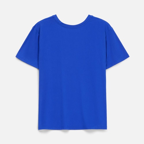 Футболка унисекс Senti, ярко-синяя фото 2