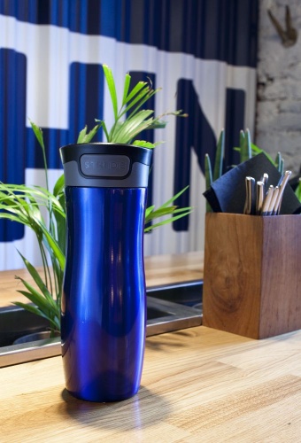 Термостакан Tansley, герметичный, вакуумный, синий фото 9 Термостакан Tansley, герметичный, вакуумный, синий фото 9