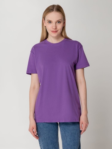 Футболка унисекс Regent 150, фиолетовая фото 6
