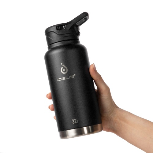 Термобутылка Fujisan XL 2.0, черная фото 4 Термобутылка Fujisan XL 2.0, черная фото 4