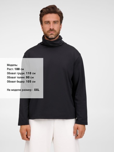 Лонгслив Morfiss, черный фото 3 Лонгслив Morfiss, черный фото 3