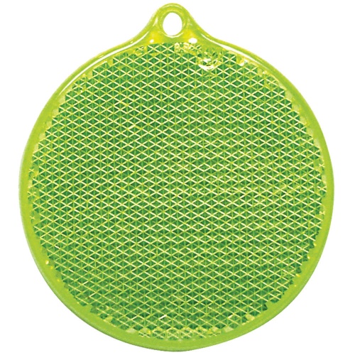 Пешеходный светоотражатель «Круг», зеленый Пешеходный светоотражатель «Круг», зеленый