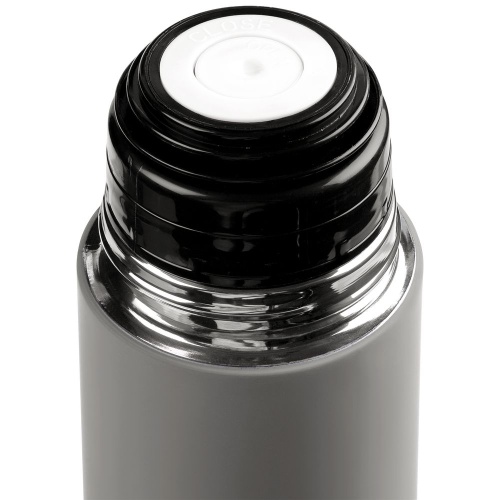 Термос Skydive, серый фото 2