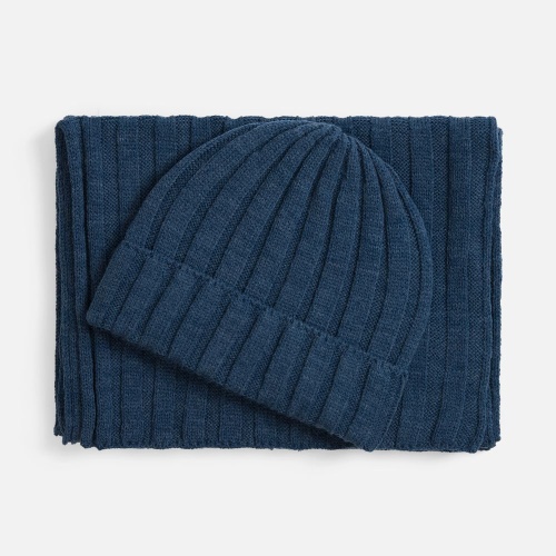 Шапка Metelitsa, синий меланж (джинс) фото 2 Шапка Metelitsa, синий меланж (джинс) фото 2