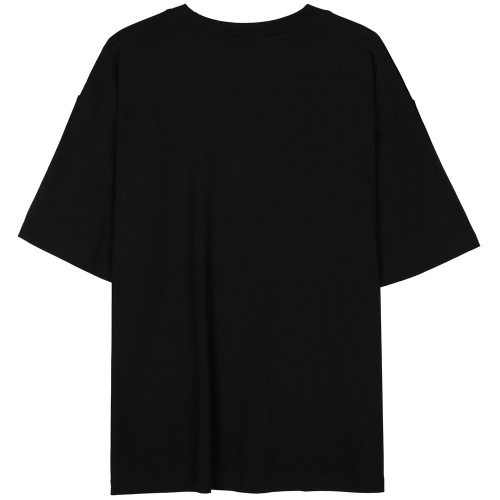 Футболка оверсайз унисекс Lavinia, черная фото 2