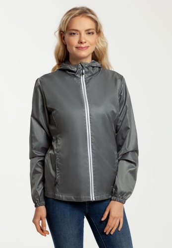Ветровка женская Fastplant серая фото 9