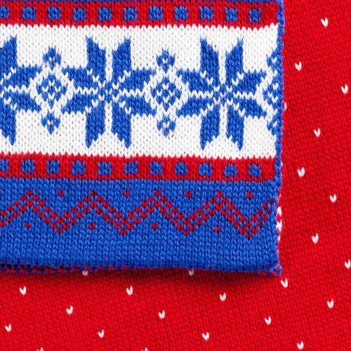 Шарф Happy View, красный с синим фото 3 Шарф Happy View, красный с синим фото 3