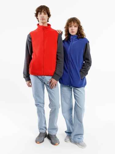 Жилет флисовый унисекс Nesse, синий фото 6 Жилет флисовый унисекс Nesse, синий фото 6