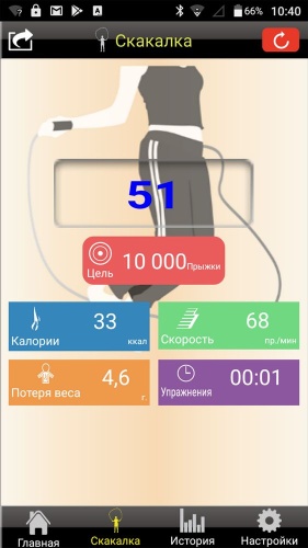 Смарт-скакалка Loikka, черная фото 11