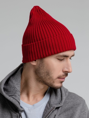 Шапка Stout, красная фото 6