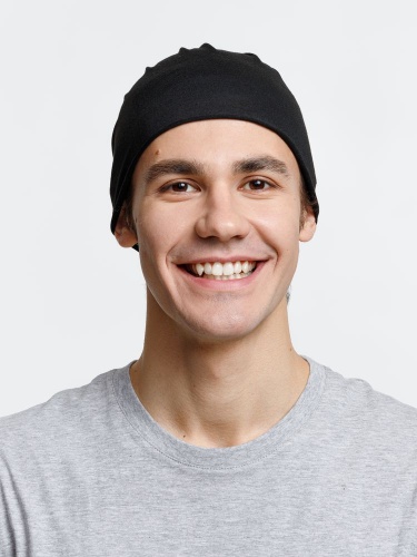 Многофункциональная бандана Dekko, черная фото 3 Многофункциональная бандана Dekko, черная фото 3