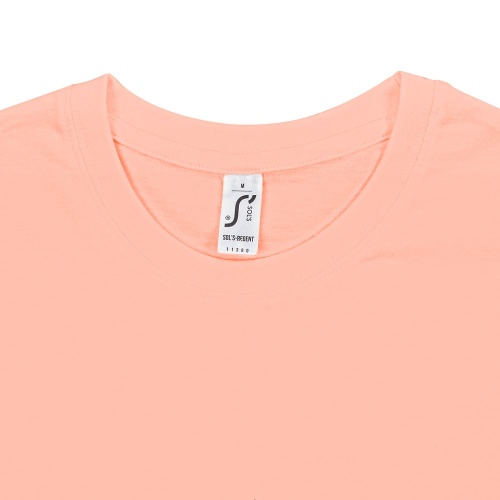 Футболка унисекс Regent 150, оранжевая (абрикосовая) фото 4