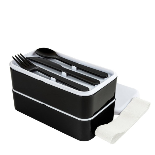 Ланчбокс Pure, черный фото 4 Ланчбокс Pure, черный фото 4