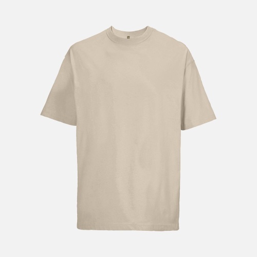 Футболка оверсайз мужская Boxy Men, бежевая (льняная) Футболка оверсайз мужская Boxy Men, бежевая (льняная)