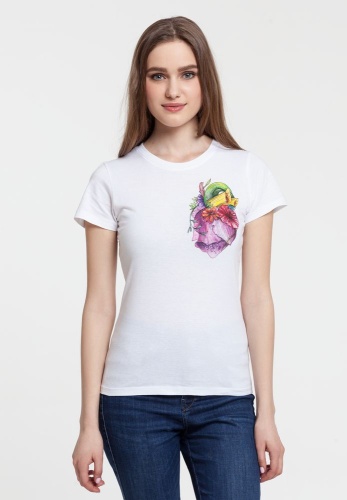 Футболка женская «Внутренняя красота», белая Футболка женская «Внутренняя красота», белая
