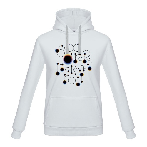 Толстовка с капюшоном No drugs, белая фото 4