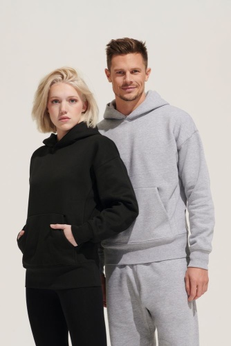 Худи оверсайз унисекс Origin, черное фото 7 Худи оверсайз унисекс Origin, черное фото 7