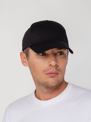 Бейсболка Convention, черная фото 6