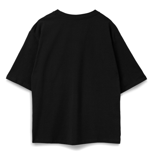 Футболка оверсайз унисекс Base Space, черная фото 2