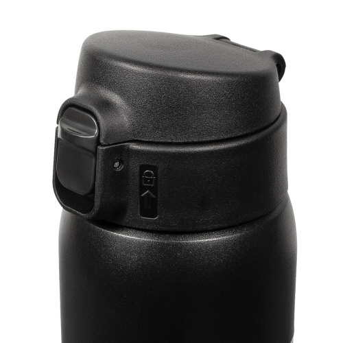 Термокружка Relaxika, ver.2, черная фото 2