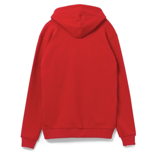 Толстовка на молнии с капюшоном Unit Siverga Heavy, красная фото 3