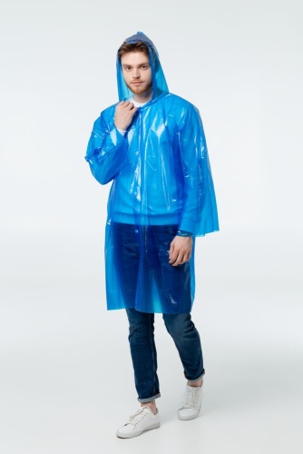 Дождевик-плащ BrightWay, синий фото 6