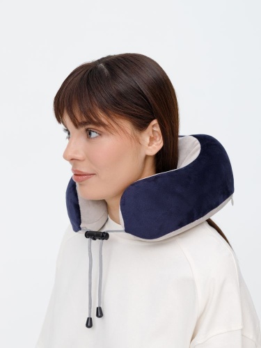 Дорожная подушка-массажер inRelax, синяя фото 9 Дорожная подушка-массажер inRelax, синяя фото 9