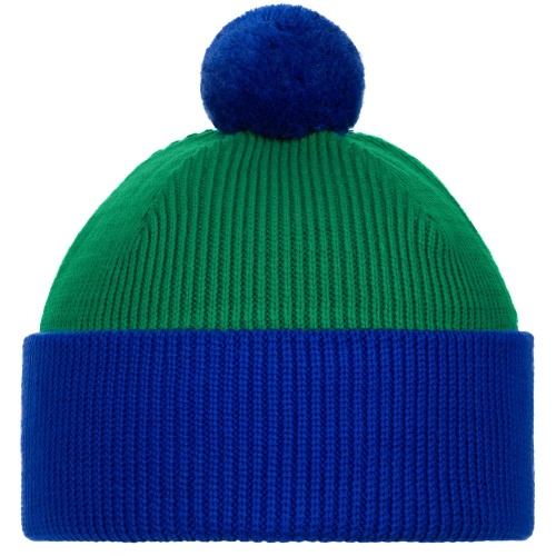 Шапка Snappy, зеленая с синим фото 3 Шапка Snappy, зеленая с синим фото 3