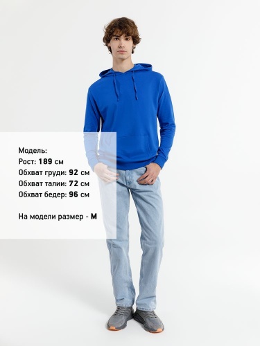 Худи унисекс Westray, синее фото 3 Худи унисекс Westray, синее фото 3