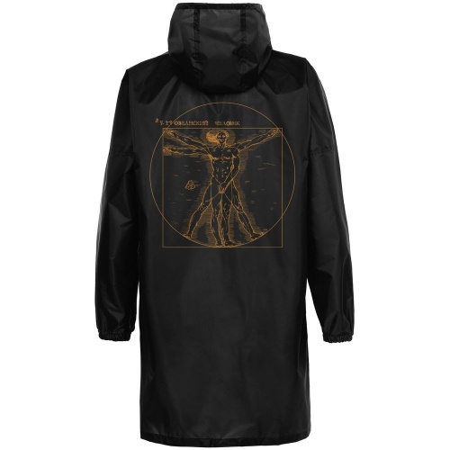 Дождевик «Ветровеанский человек», черный фото 3 Дождевик «Ветровеанский человек», черный фото 3