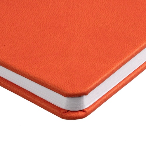 Блокнот Cluster Mini в клетку, оранжевый фото 4