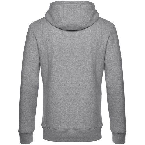 Толстовка с капюшоном унисекс King, серый меланж фото 3 Толстовка с капюшоном унисекс King, серый меланж фото 3