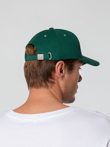 Бейсболка Standard, темно-зеленая фото 9