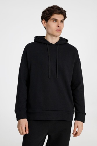 Худи унисекс H2, черное фото 2 Худи унисекс H2, черное фото 2