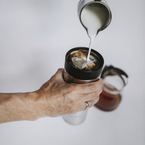 Термостакан Tumbler 470, вакуумный, стальной зеркальный фото 10