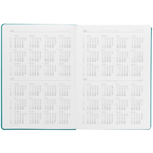 Ежедневник Must Metal, датированный, бирюзовый фото 6 Ежедневник Must Metal, датированный, бирюзовый фото 6