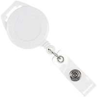 Ретрактор Attach с ушком для ленты ver.2, белый