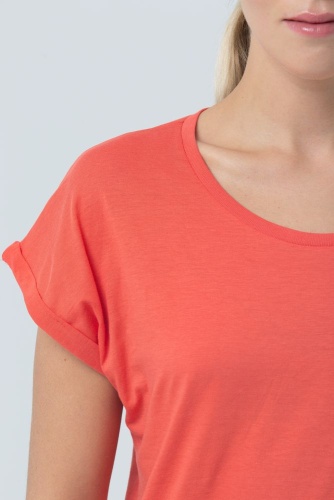 Футболка Melba, розовая (коралловая) фото 8