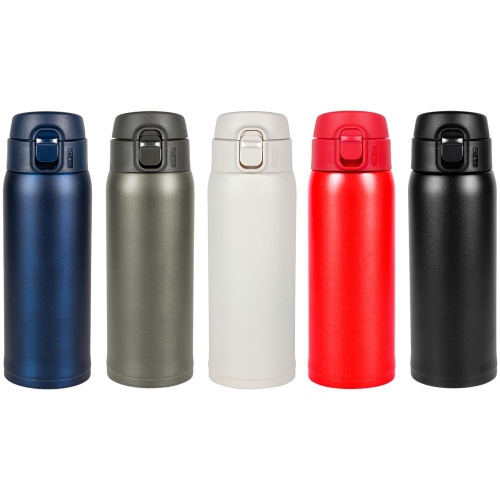 Термокружка Relaxika, ver.2, черная фото 3