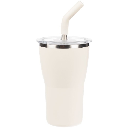 Термостакан Sapporo без логотипа, белый фото 2