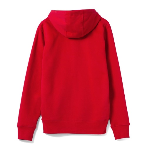 Толстовка на молнии с капюшоном унисекс King, красная фото 3