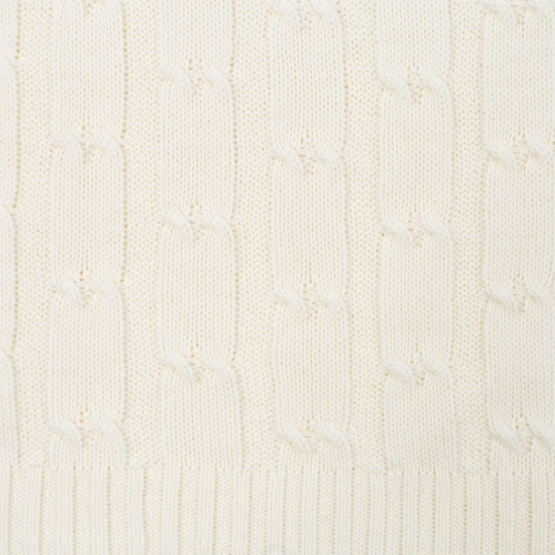 Плед Trenza, молочно-белый фото 4